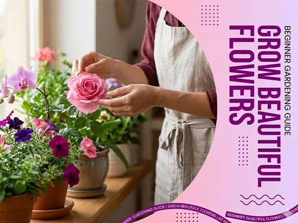 grow beautiful flowers at home
