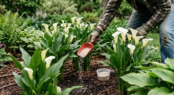 Fertilising of Calla Lilies