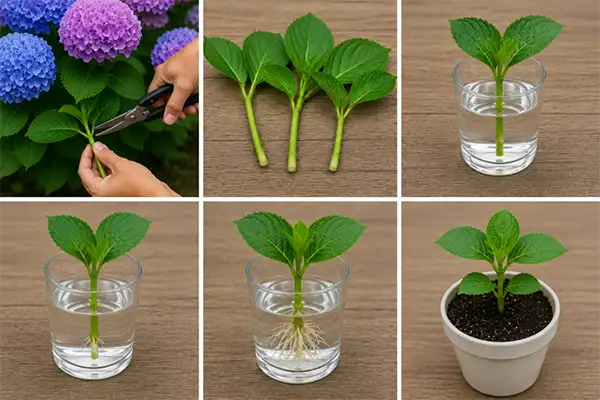 Hydrangea Water Propagation