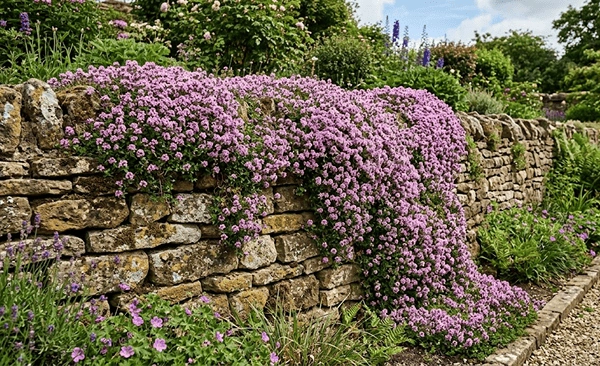 Creeping Thyme on Walls