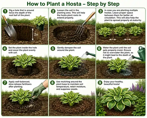 Growing Process of Hostas