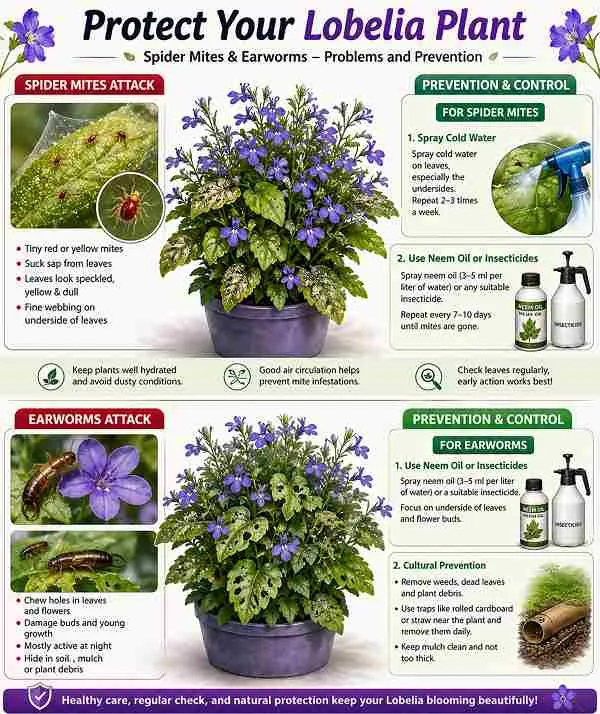 Pests That Can Attack the Lobelia Plant