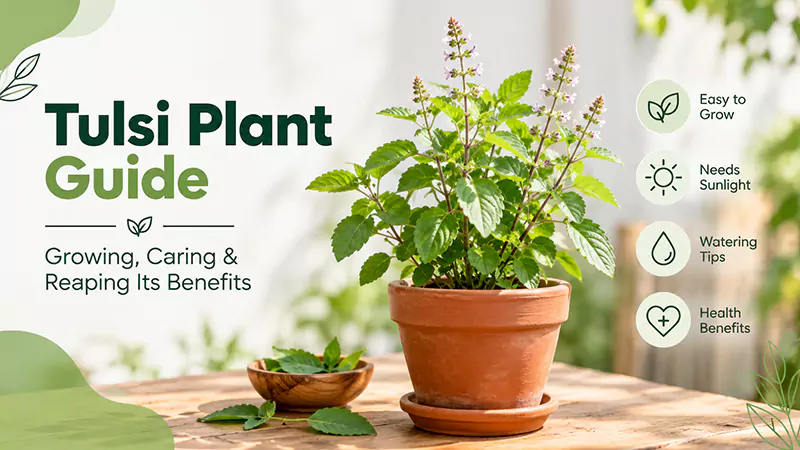 Tulsi Plant Guide: Taxonomy, Growing Conditions, Care Tips, Growing Process, & Much More